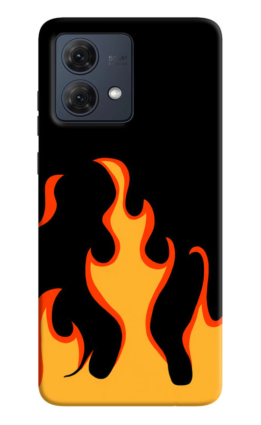 Fired Up – Black Moto G54 5G Hard Case Back Cover by Casekaro
