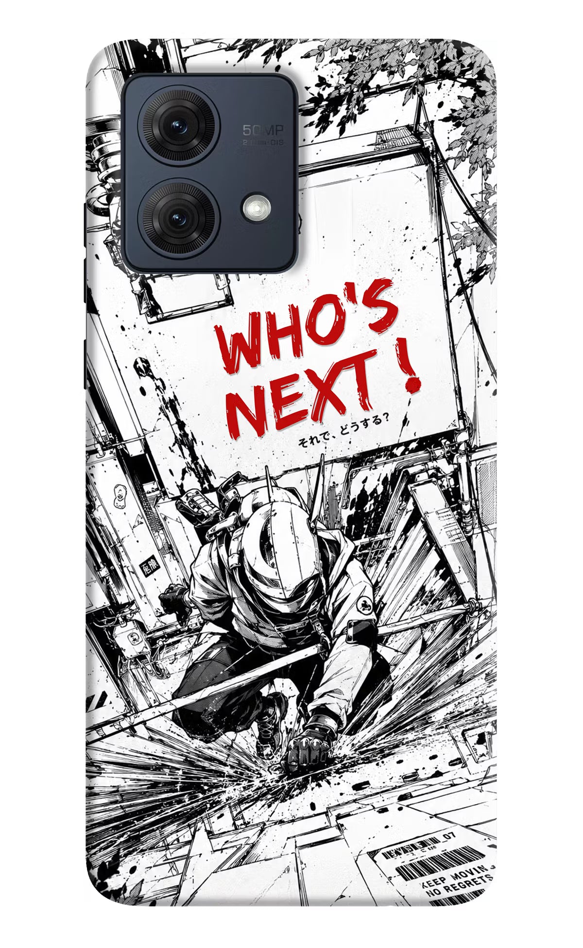 Who's Next Moto G54 5G Hard Case Back Cover by Casekaro