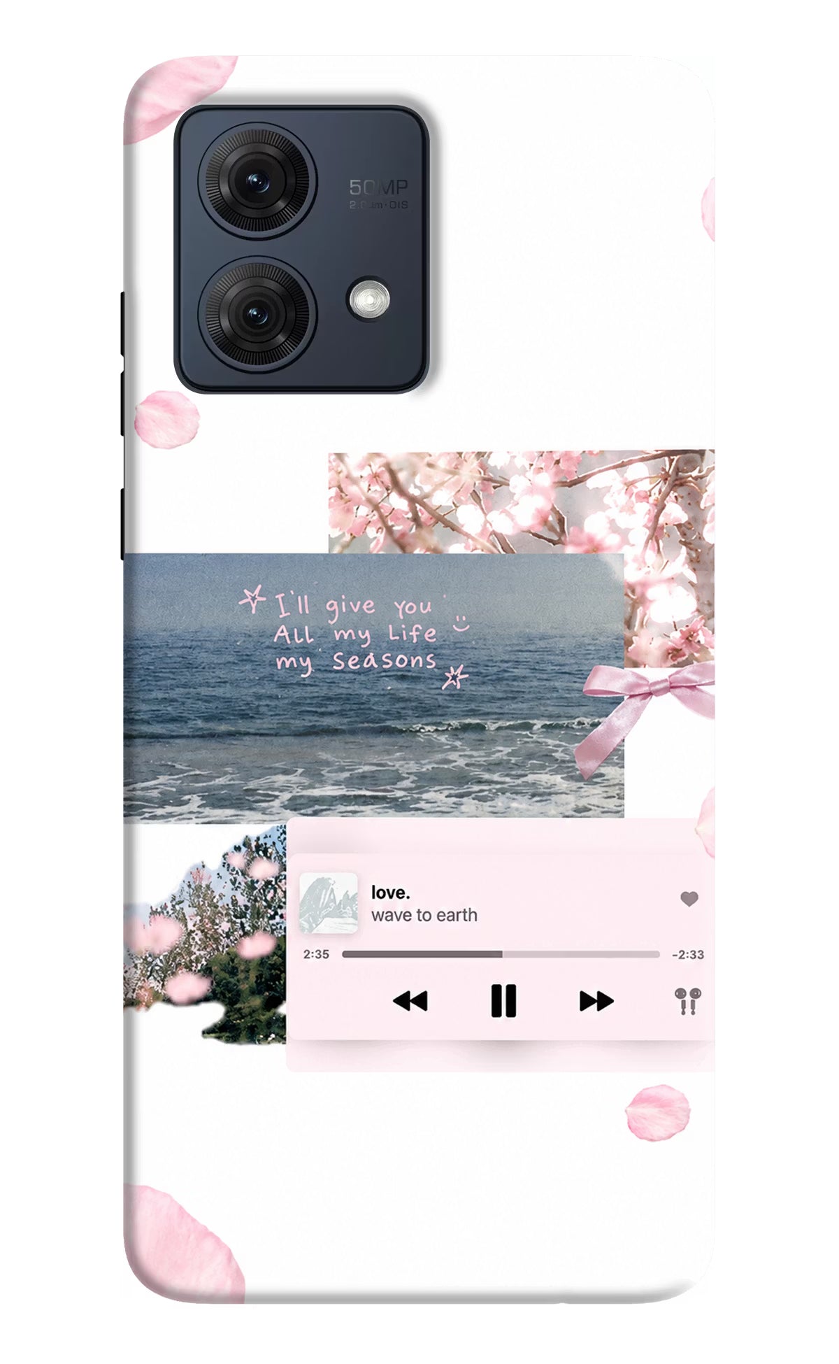 Wave to earth Moto G54 5G Back Cover