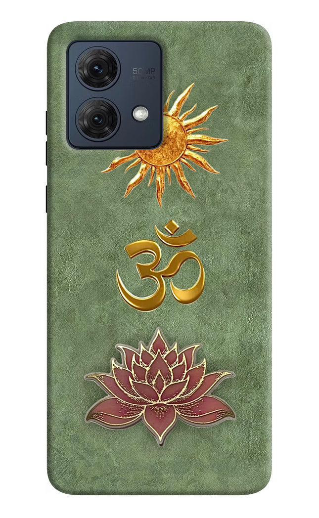 Om & Lotus Moto G54 5G Back Cover