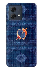 Koi Blue Moto G54 5G Back Cover
