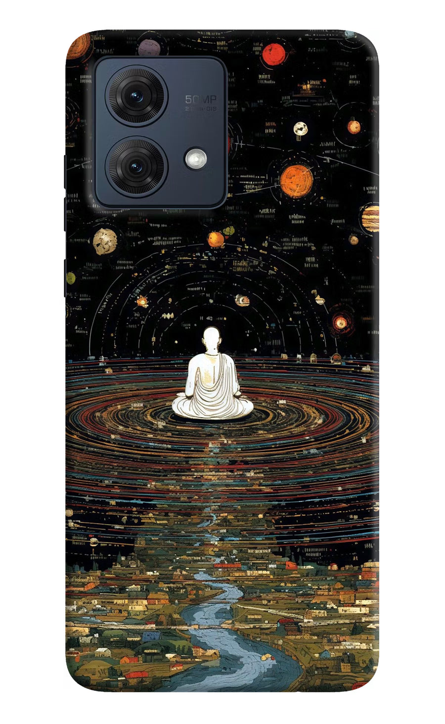 Space Monk Moto G54 5G Back Cover, Hard case