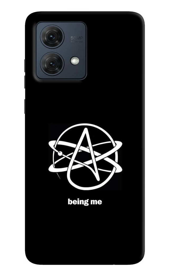 Atheist Symbol Moto G54 5G Hard Case Back Cover by Casekaro