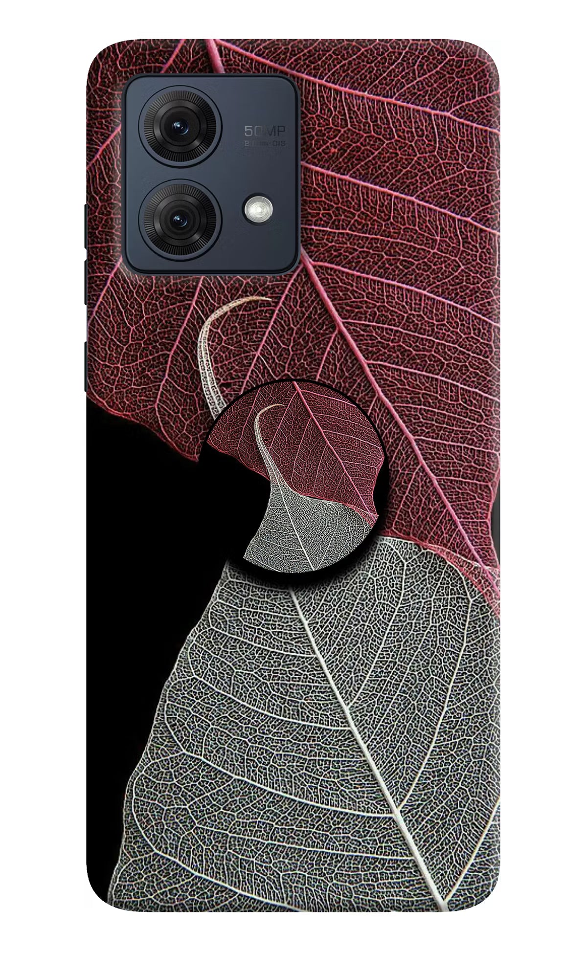 Leaf Pattern Moto G54 5G Pop Case by Casekaro