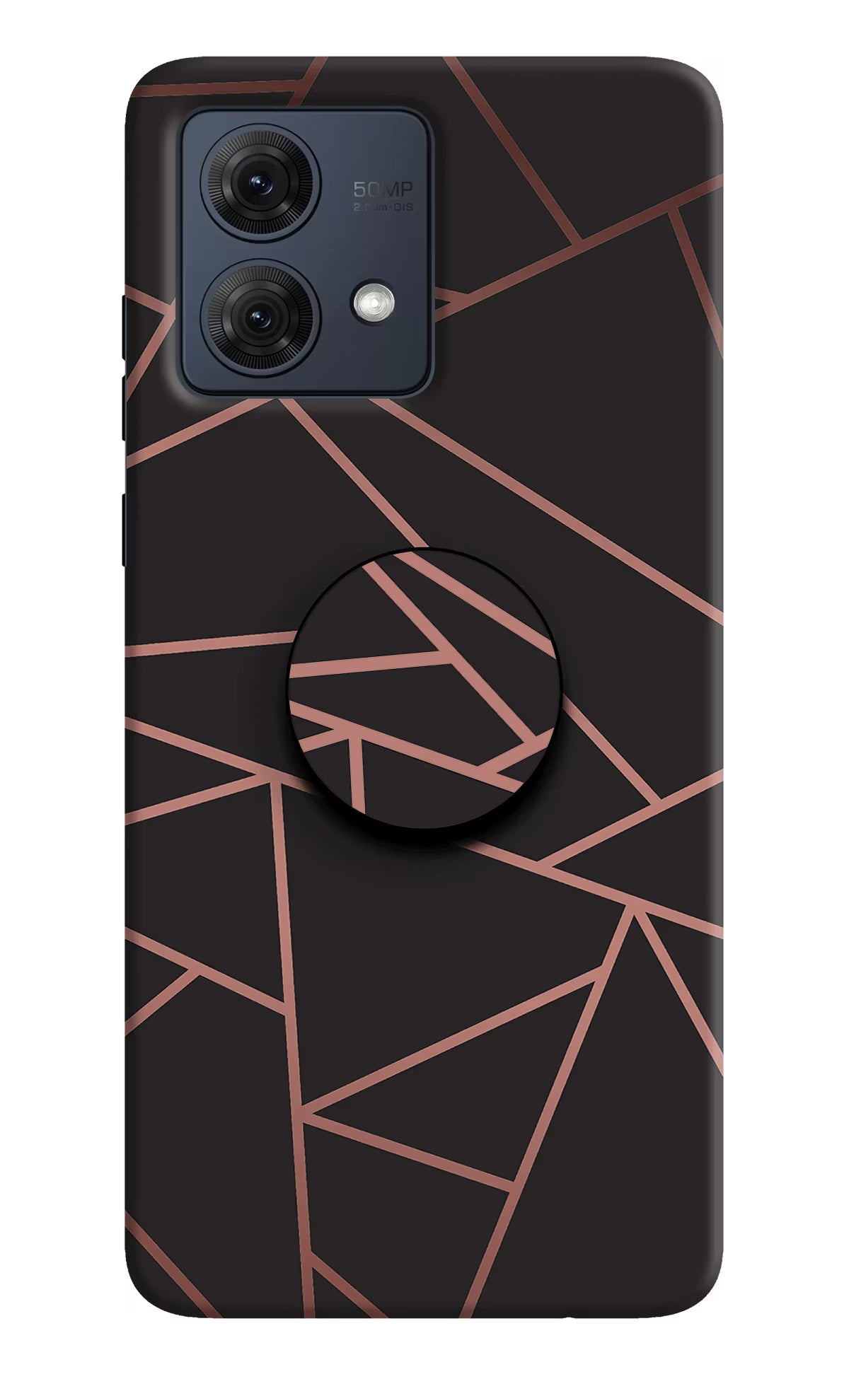 Geometric Pattern Moto G54 5G Pop Case by Casekaro