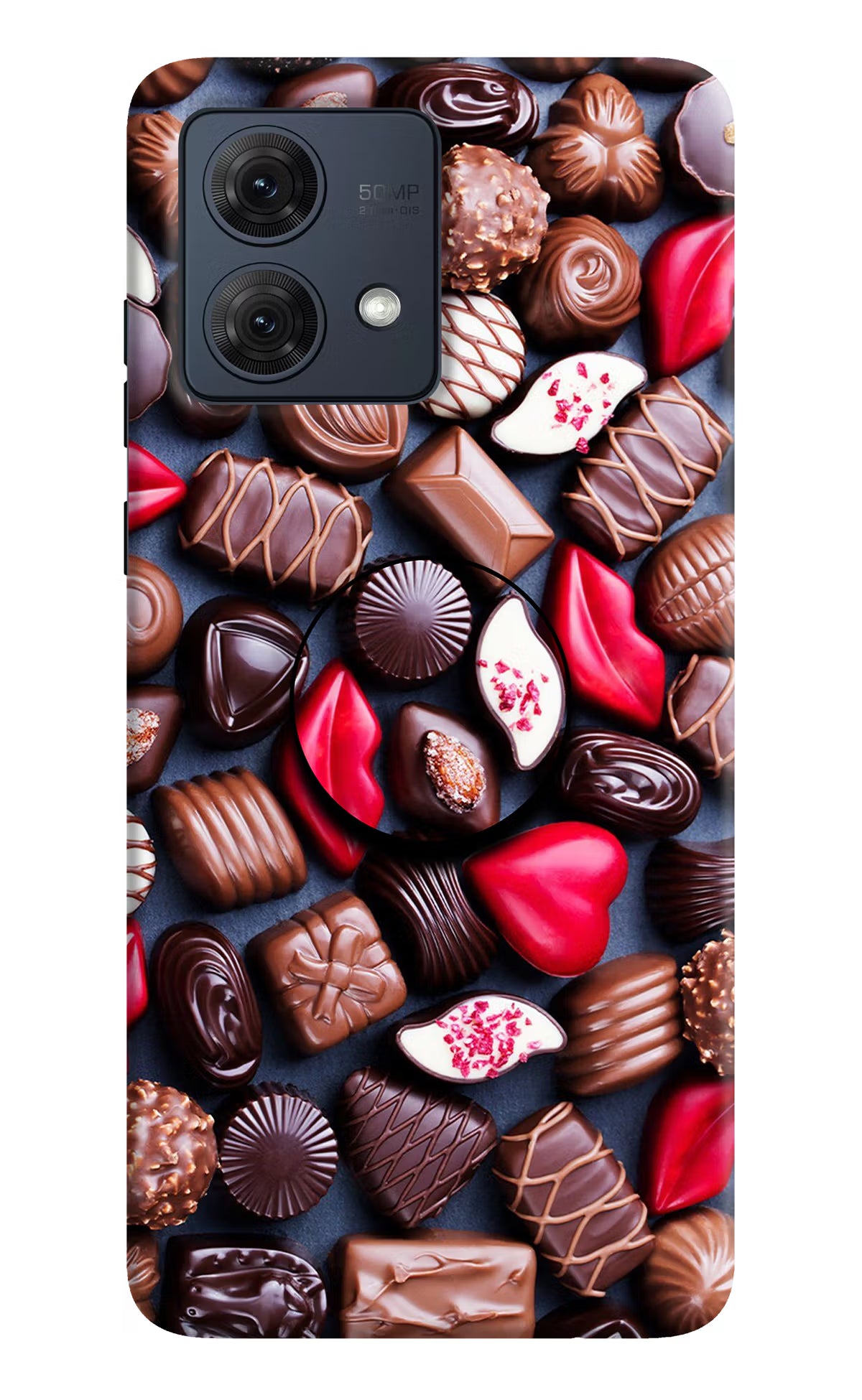 Chocolates Moto G54 5G Pop Case by Casekaro