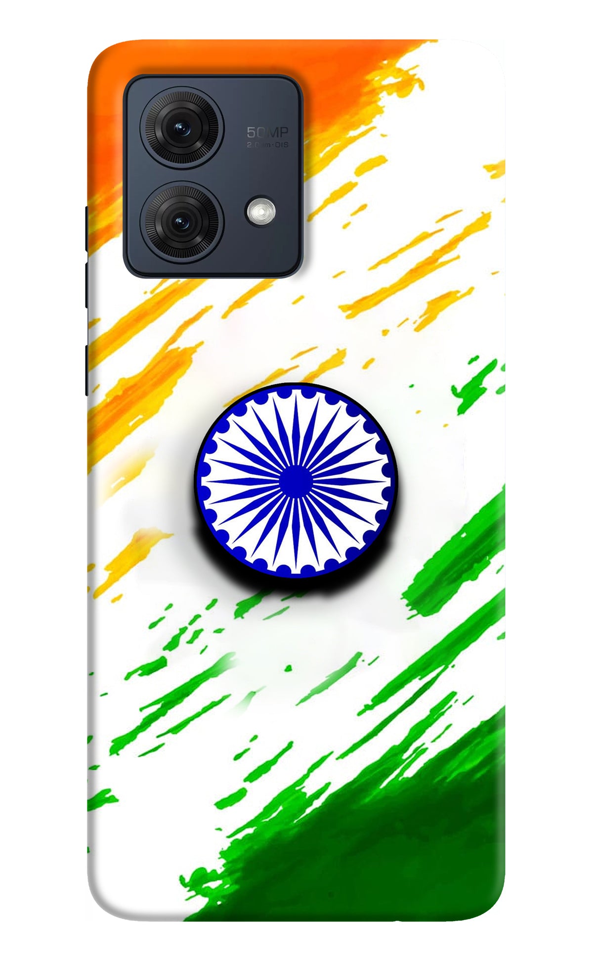 Indian Flag Ashoka Chakra Moto G54 5G Pop Case