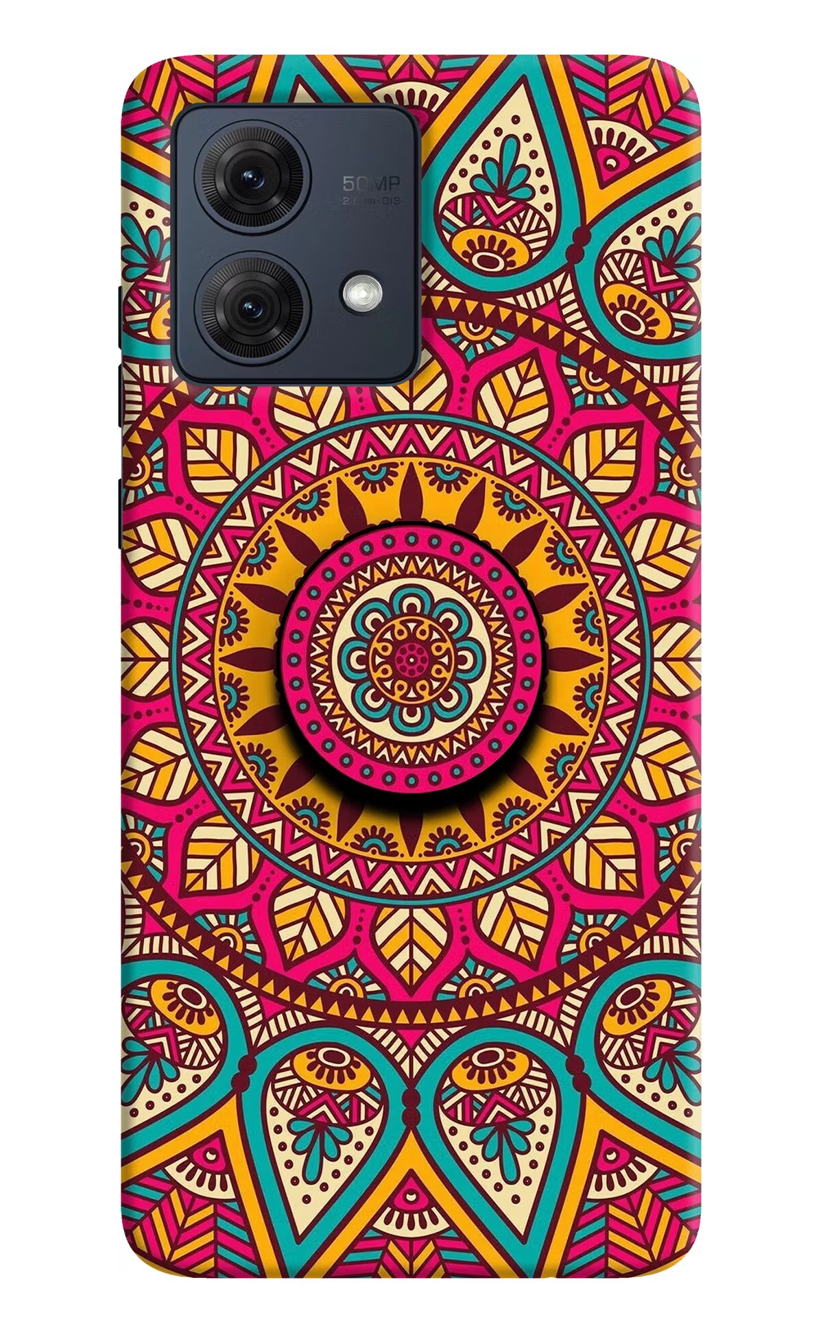 Mandala Moto G54 5G Pop Case by Casekaro