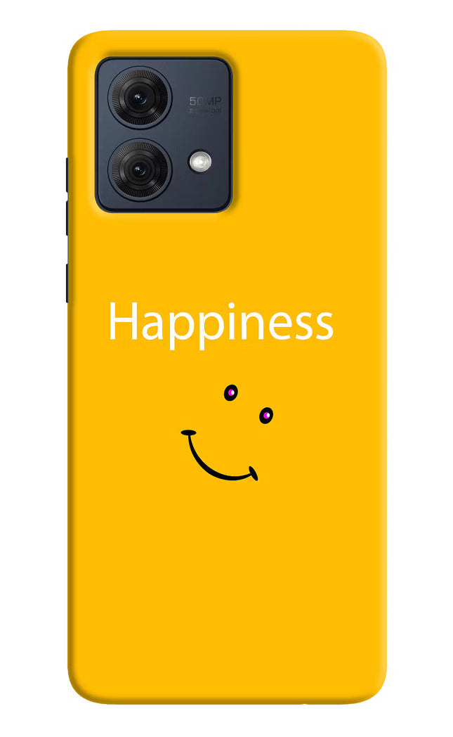 Happiness With Smiley Moto G84 5G Hard Case Back Cover by Casekaro