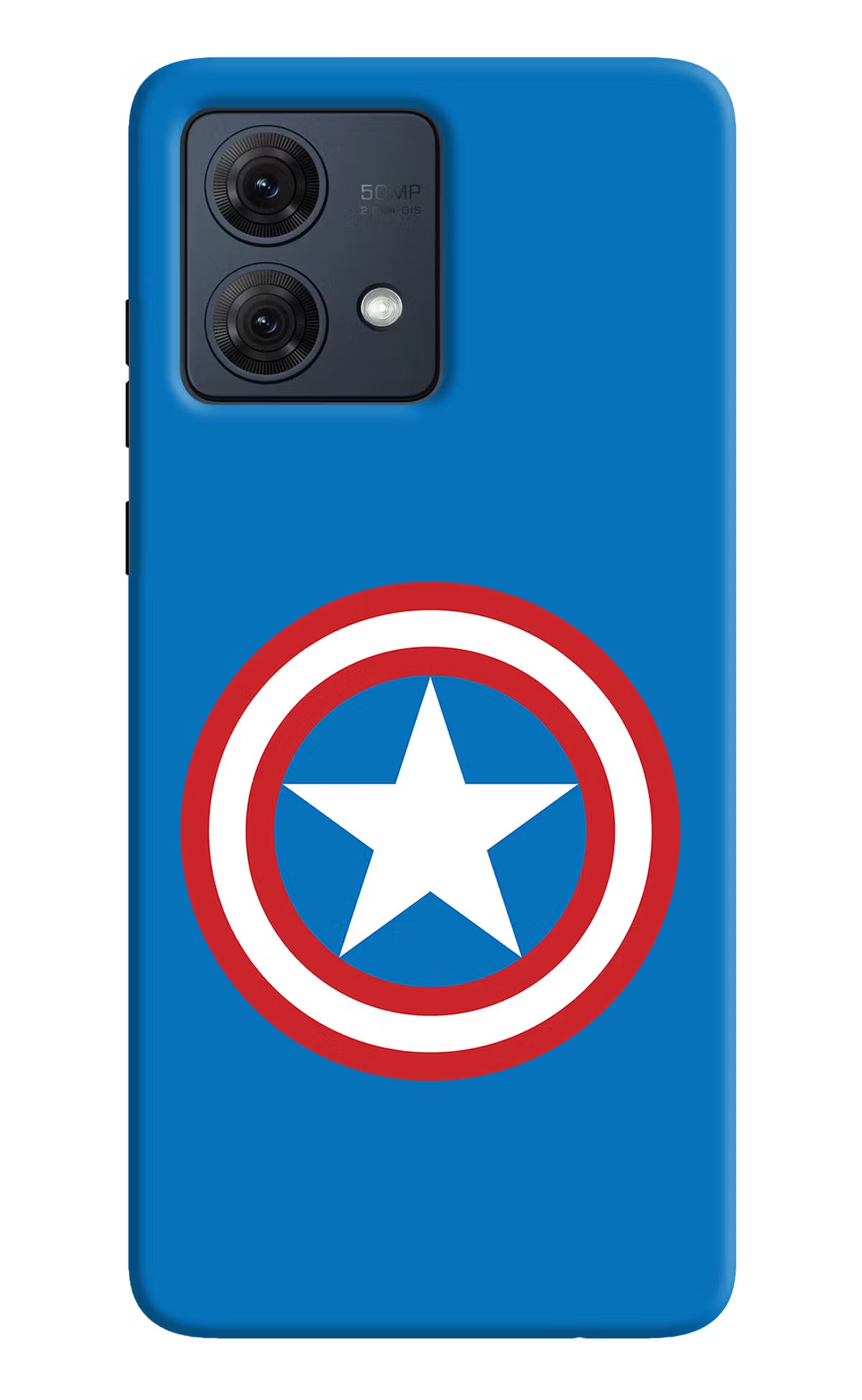 Captain America Logo Moto G84 5G Hard Case Back Cover by Casekaro