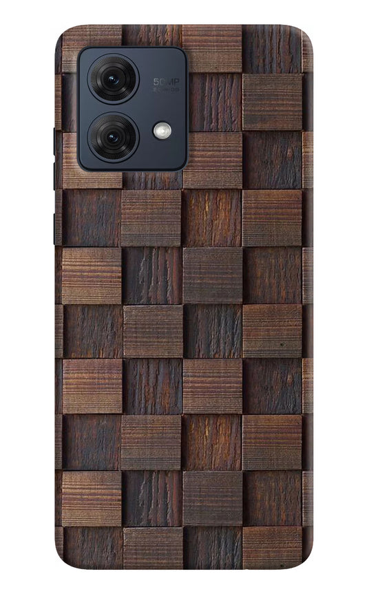 Wooden Cube Design Moto G84 5G Hard Case Back Cover by Casekaro