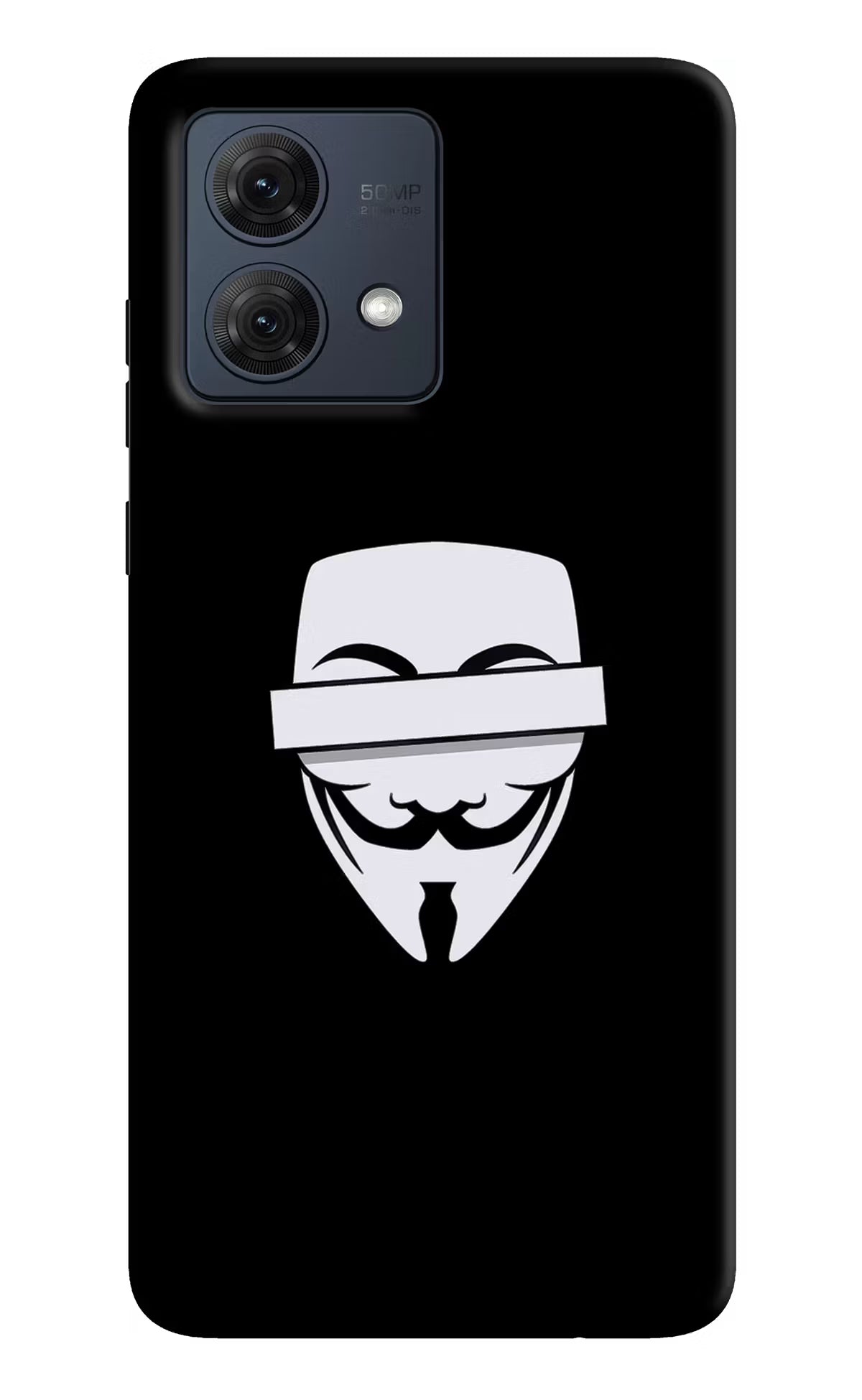 Anonymous Face Moto G84 5G Hard Case Back Cover by Casekaro