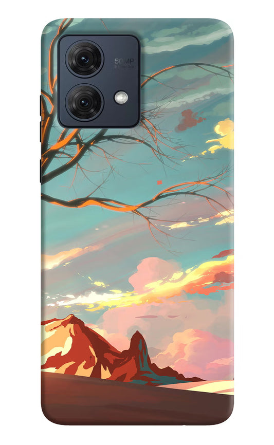 Scenery Moto G84 5G Hard Case Back Cover by Casekaro