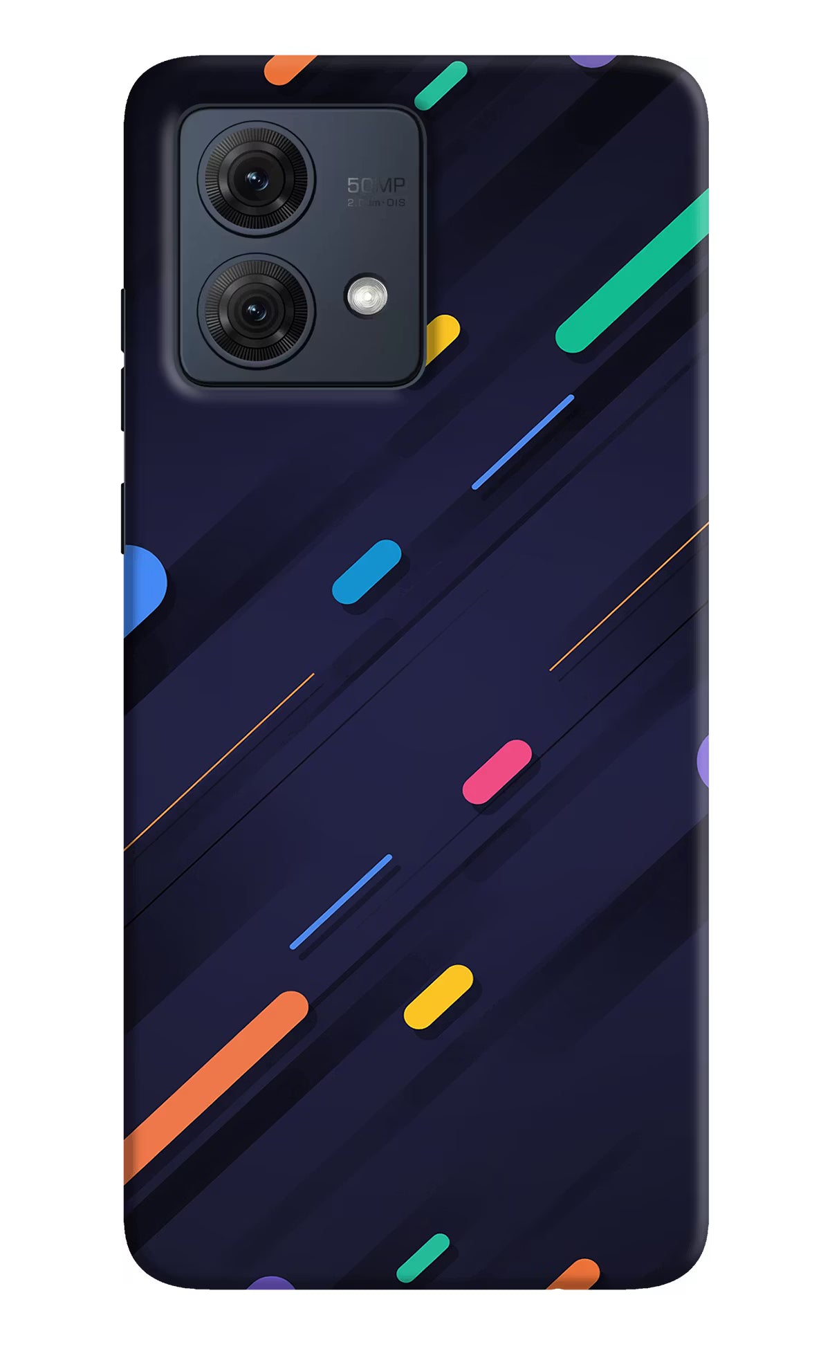 Abstract Design Moto G84 5G Hard Case Back Cover by Casekaro