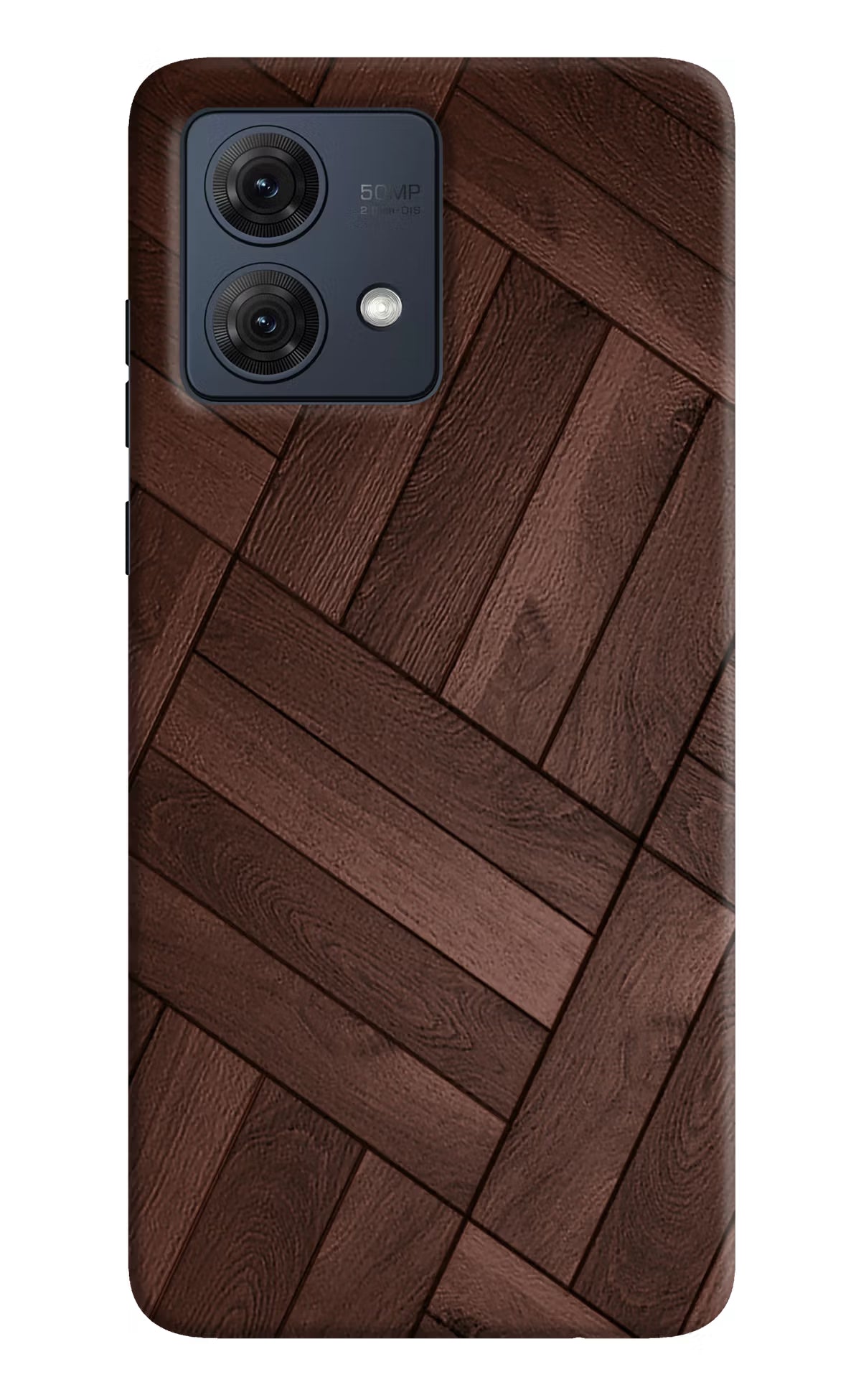 Wooden Texture Design Moto G84 5G Hard Case Back Cover by Casekaro