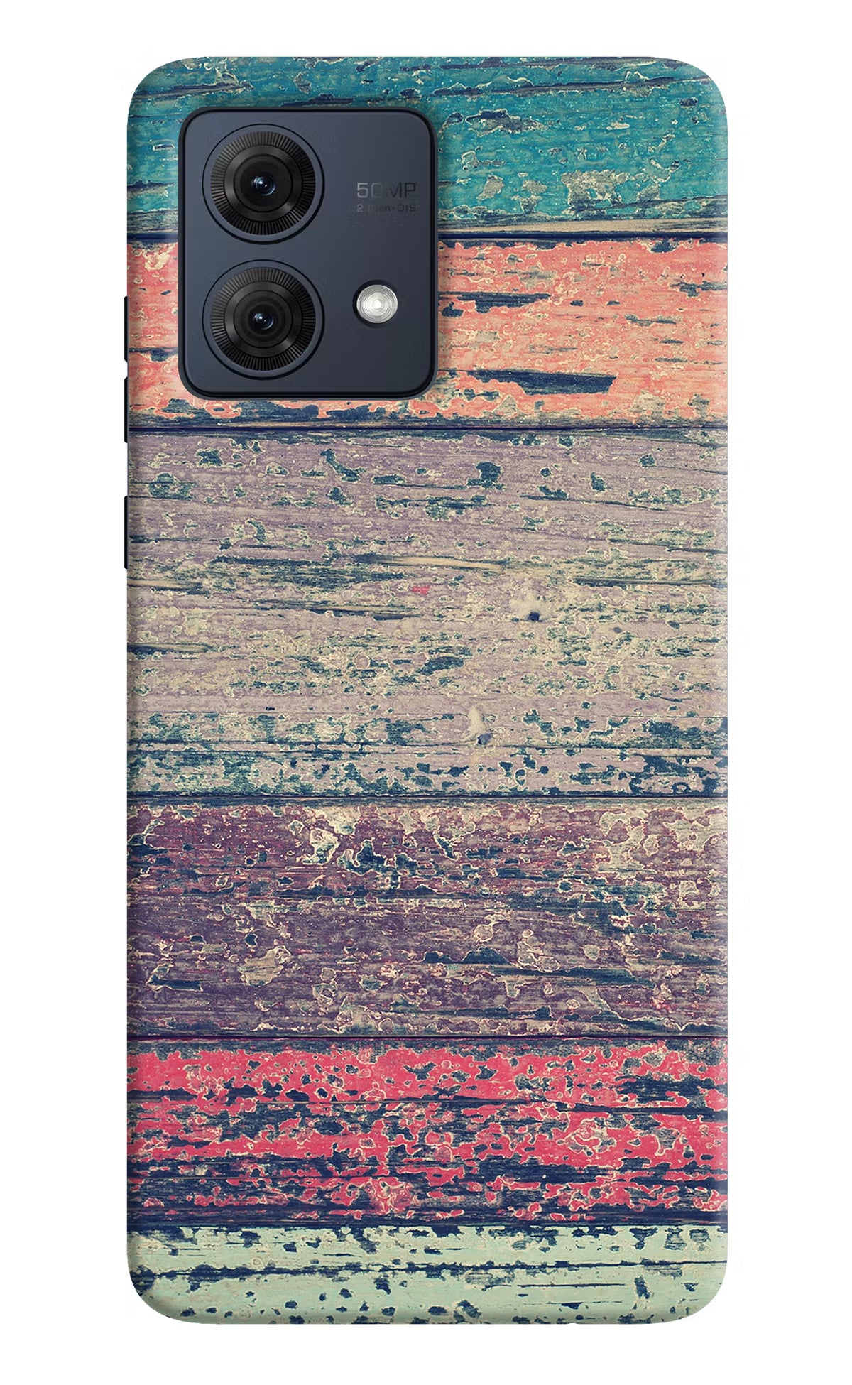 Colourful Wall Moto G84 5G Hard Case Back Cover by Casekaro