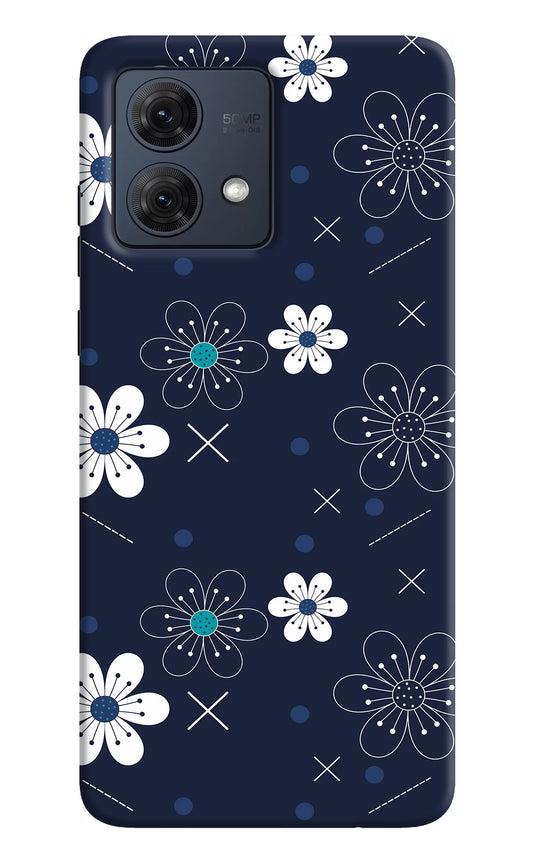 Flowers Moto G84 5G Hard Case Back Cover by Casekaro