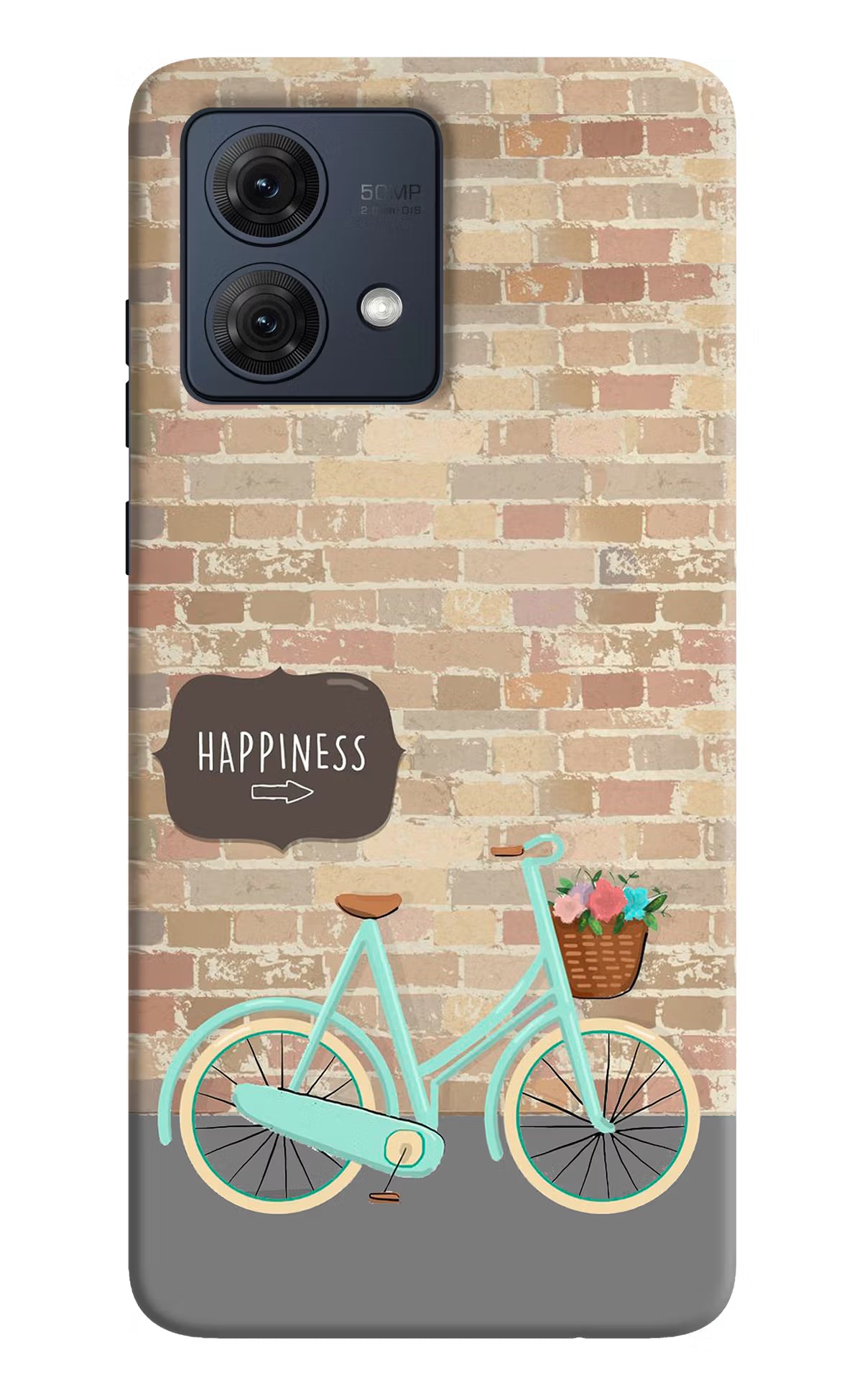 Happiness Artwork Moto G84 5G Hard Case Back Cover by Casekaro