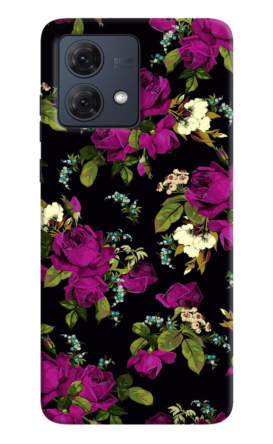 Flowers Moto G84 5G Hard Case Back Cover by Casekaro
