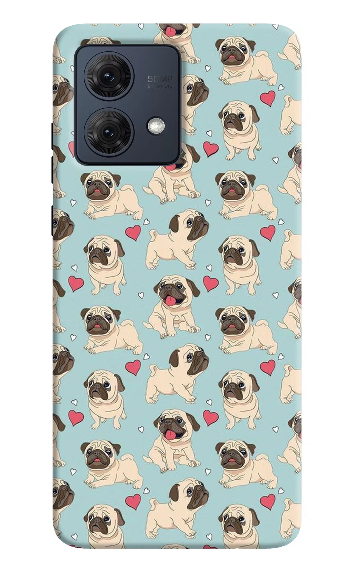 Pug Dog Moto G84 5G Hard Case Back Cover by Casekaro