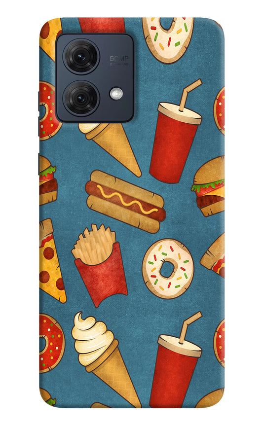 Foodie Moto G84 5G Hard Case Back Cover by Casekaro