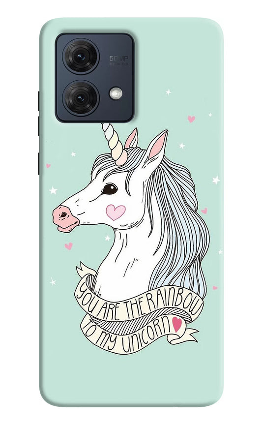 Unicorn Wallpaper Moto G84 5G Hard Case Back Cover by Casekaro