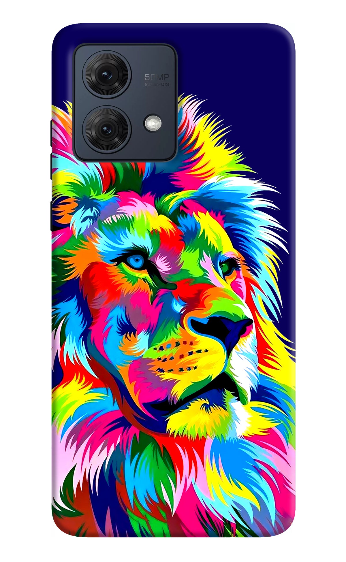 Vector Art Lion Moto G84 5G Back Cover