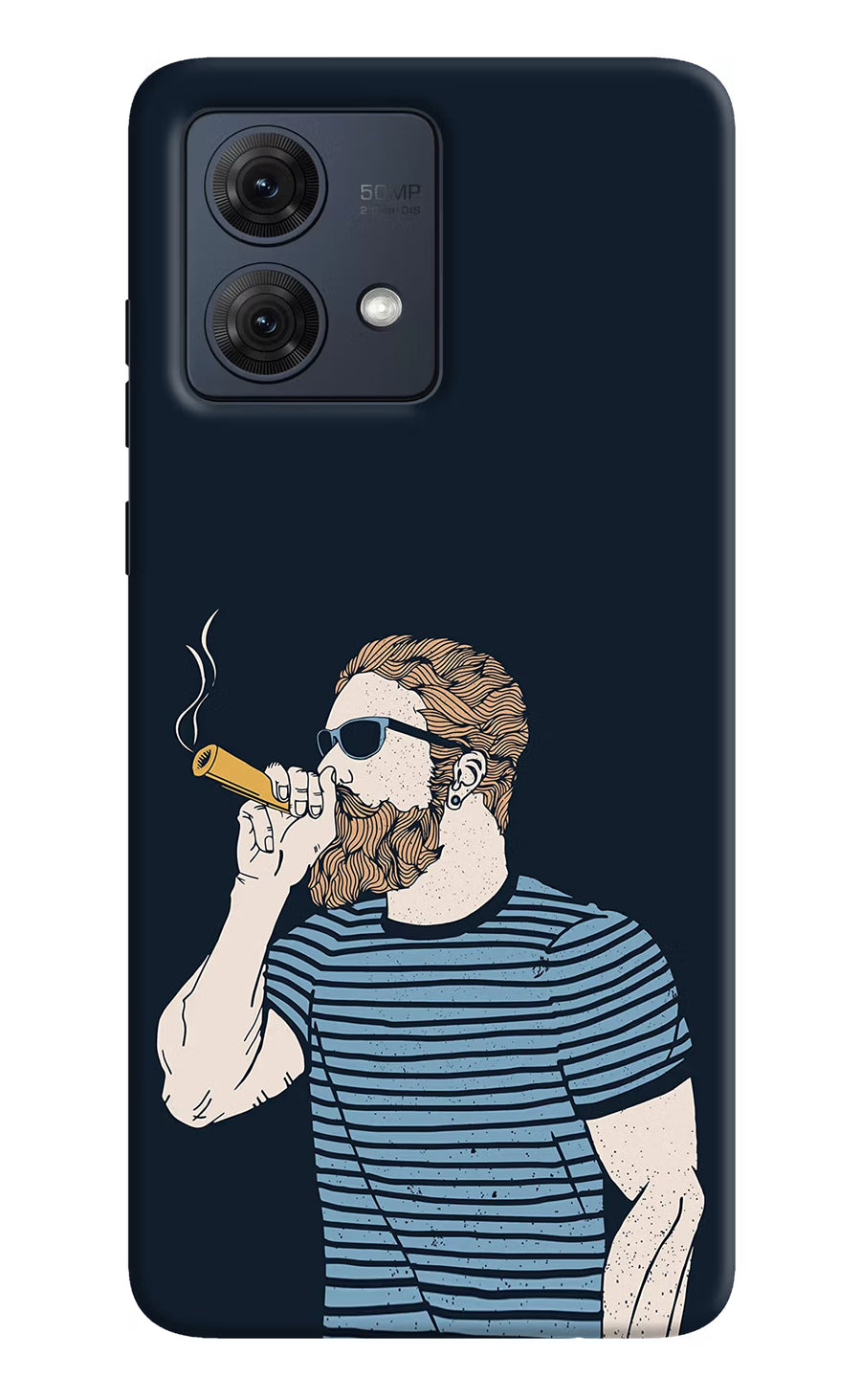 Smoking Moto G84 5G Back Cover, Hard case