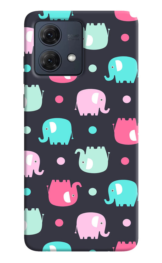 Elephants Moto G84 5G Hard Case Back Cover by Casekaro
