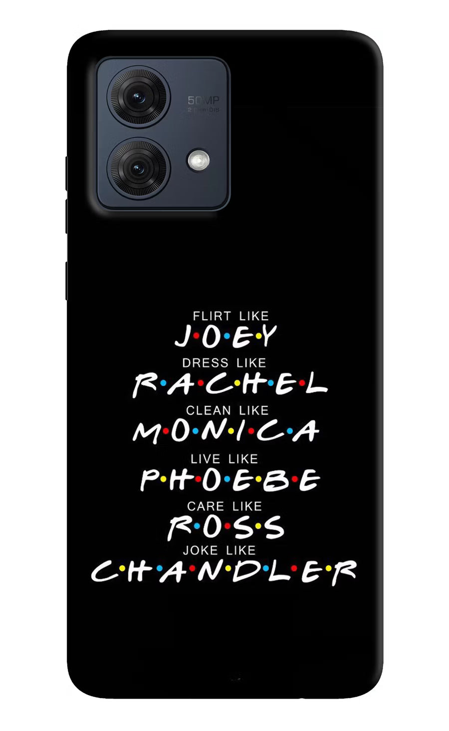FRIENDS Character Moto G84 5G Back Cover, Hard case
