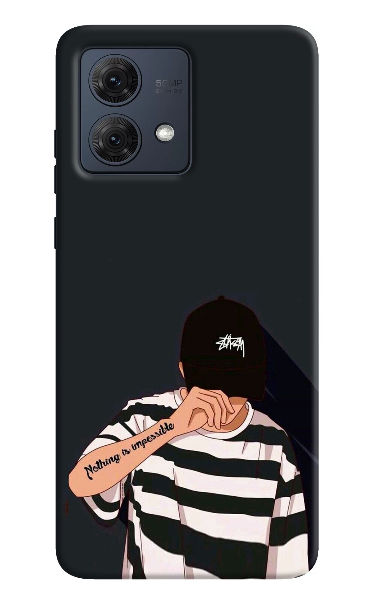 Aesthetic Boy Moto G84 5G Back Cover