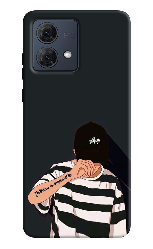 Aesthetic Boy Moto G84 5G Hard Case Back Cover by Casekaro