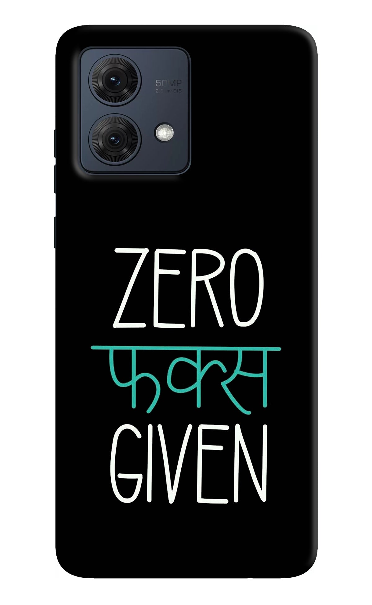 Zero Fucks Given Moto G84 5G Back Cover