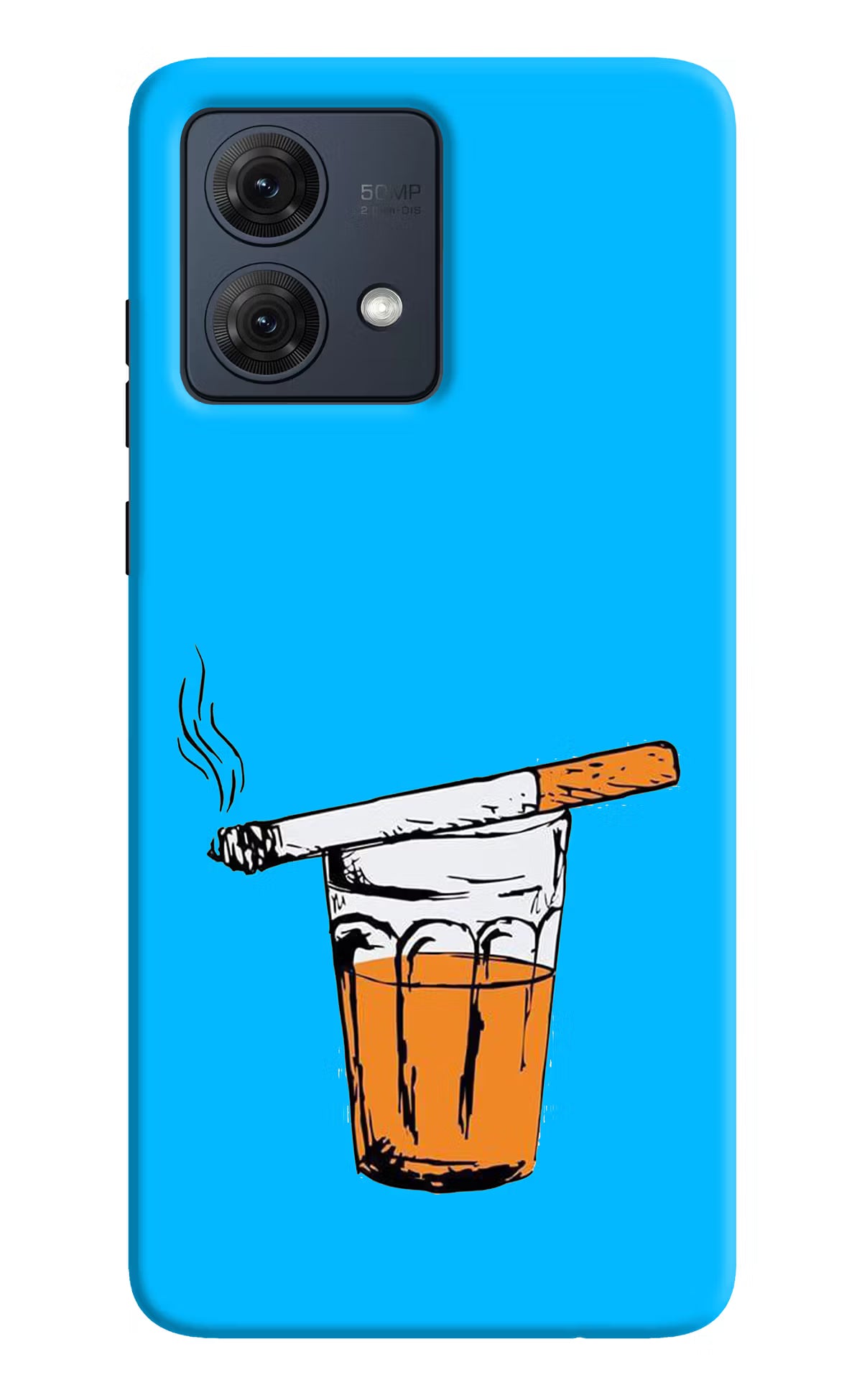 Chai Sutta Moto G84 5G Hard Case Back Cover by Casekaro