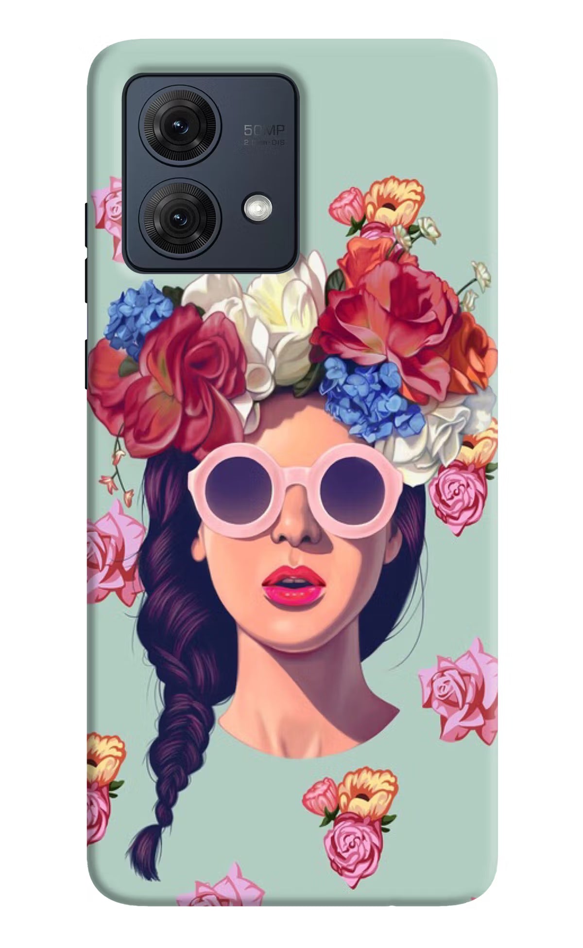 Pretty Girl Moto G84 5G Hard Case Back Cover by Casekaro