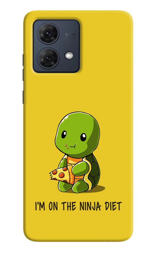 I'm on Ninja Diet Moto G84 5G Hard Case Back Cover by Casekaro