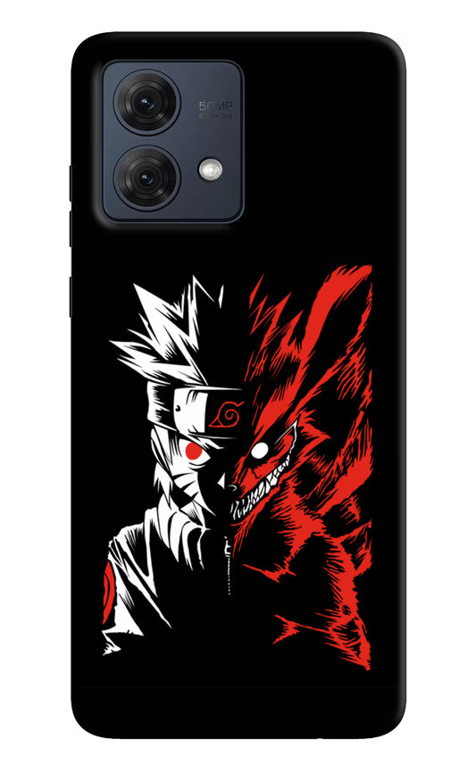 Naruto Two Face Moto G84 5G Hard Case Back Cover by Casekaro