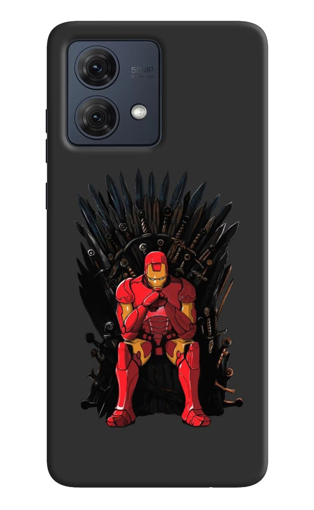 Ironman Throne Moto G84 5G Hard Case Back Cover by Casekaro