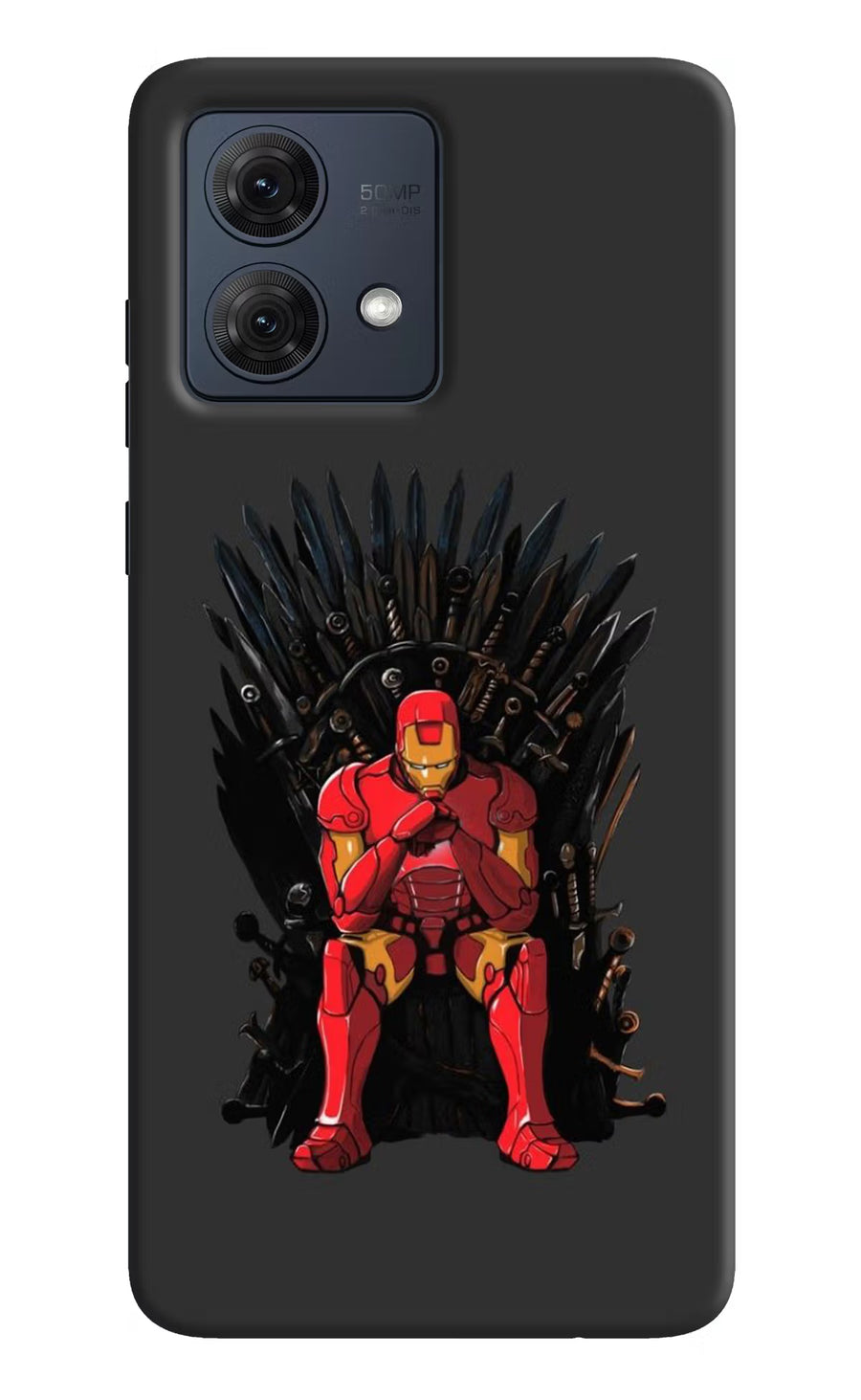 Ironman Throne Moto G84 5G Back Cover, Hard case