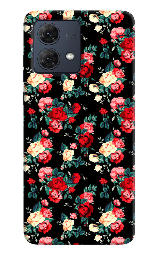Rose Pattern Moto G84 5G Hard Case Back Cover by Casekaro