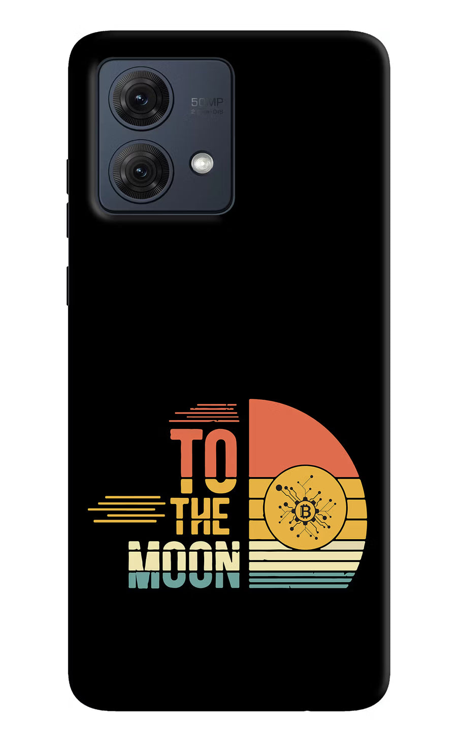 To the Moon Moto G84 5G Back Cover, Hard case