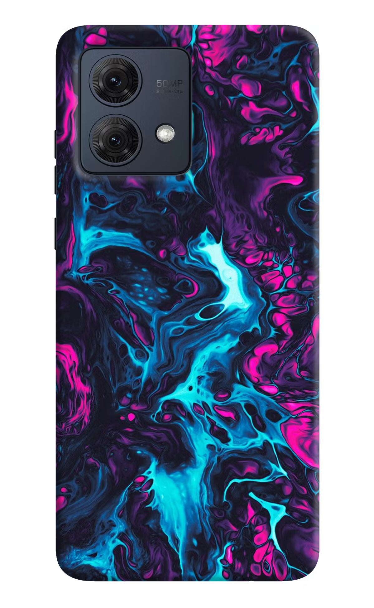 Abstract Moto G84 5G Hard Case Back Cover by Casekaro