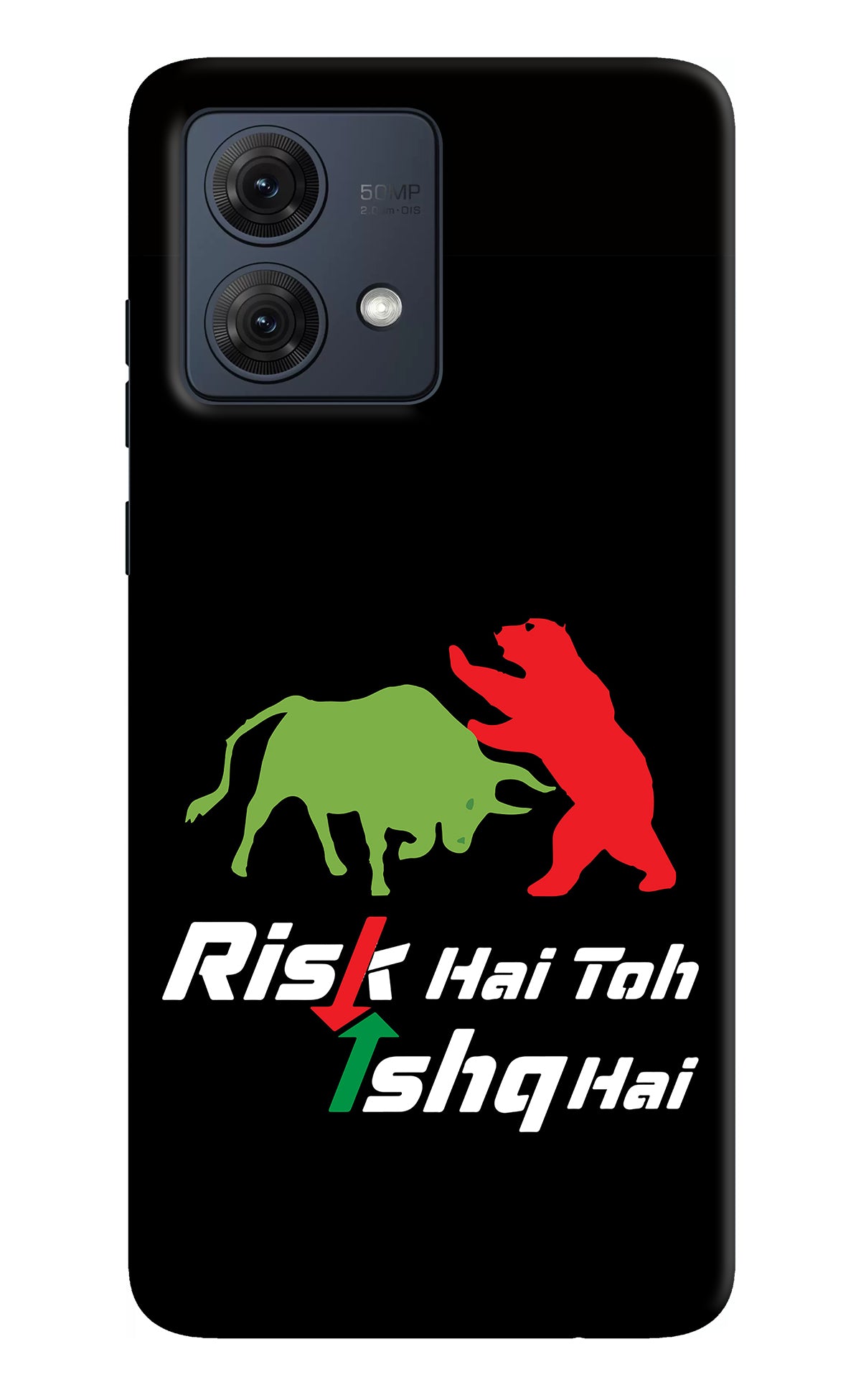 Risk Hai Toh Ishq Hai Moto G84 5G Back Cover