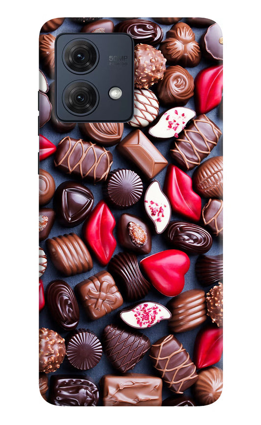 Chocolates Moto G84 5G Hard Case Back Cover by Casekaro