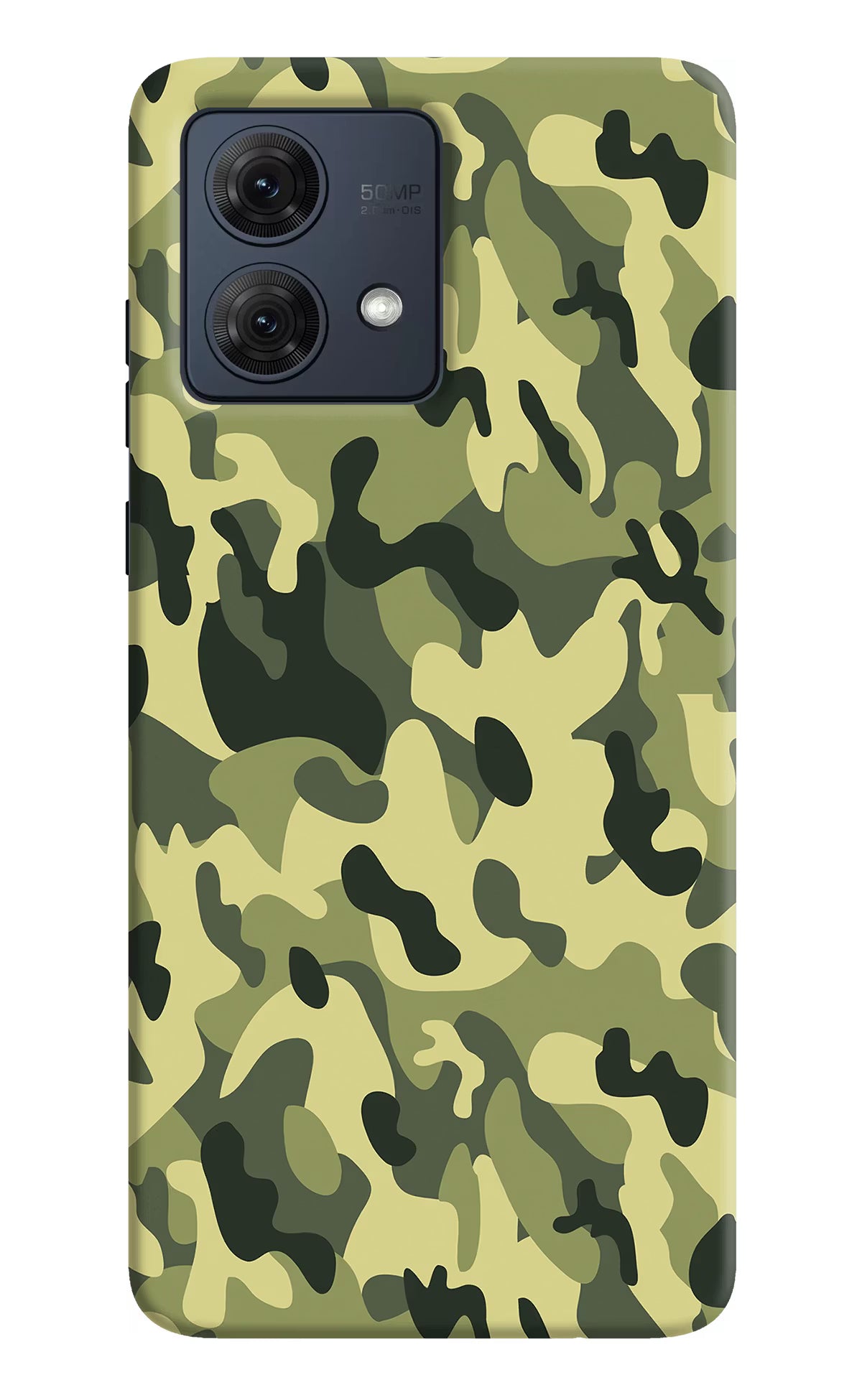 Camouflage Moto G84 5G Hard Case Back Cover by Casekaro