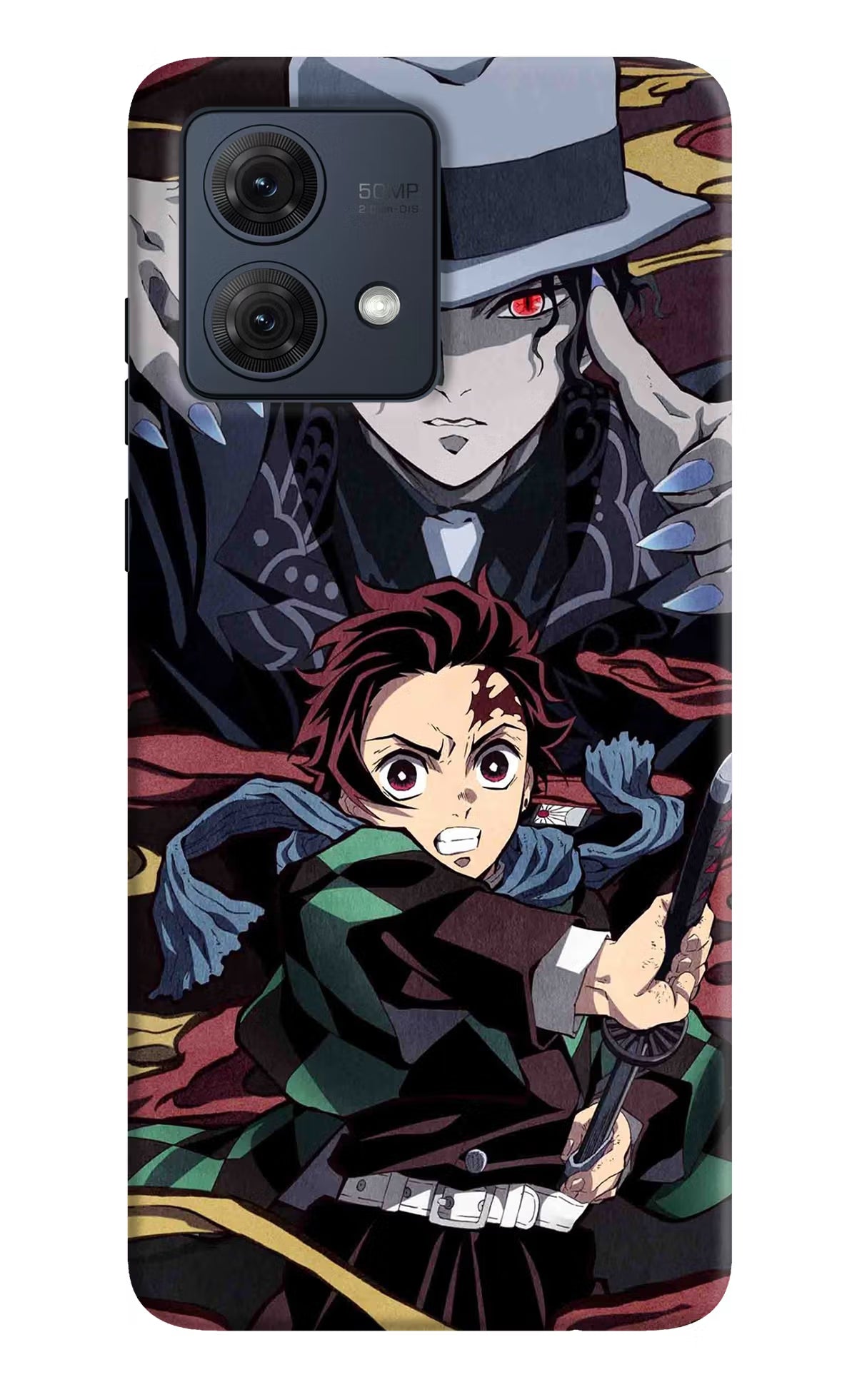 Demon Slayer Moto G84 5G Hard Case Back Cover by Casekaro