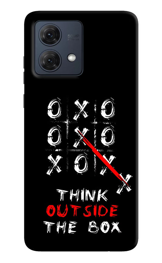 Think out of the BOX Moto G84 5G Hard Case Back Cover by Casekaro