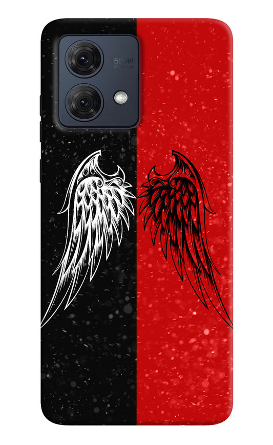 Wings Moto G84 5G Hard Case Back Cover by Casekaro