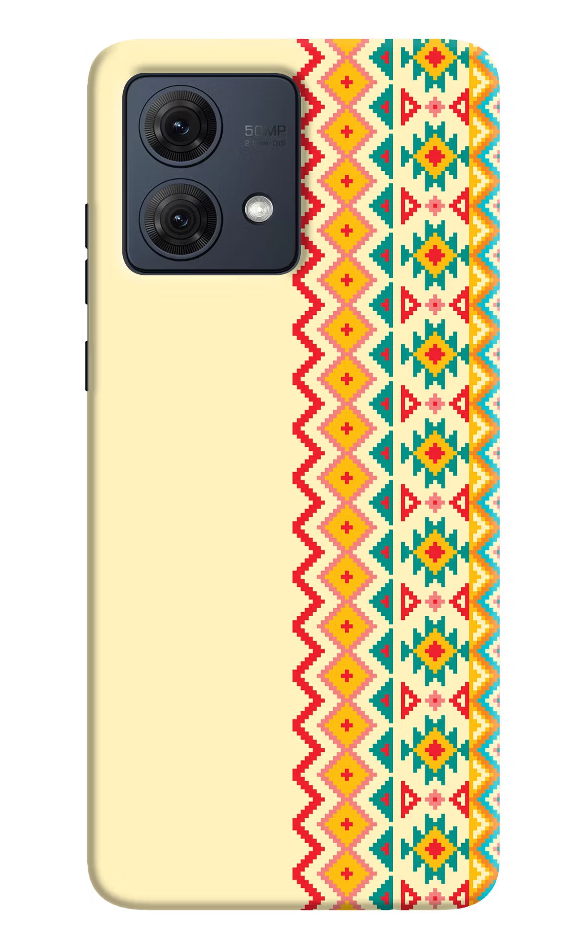 Ethnic Seamless Moto G84 5G Hard Case Back Cover by Casekaro