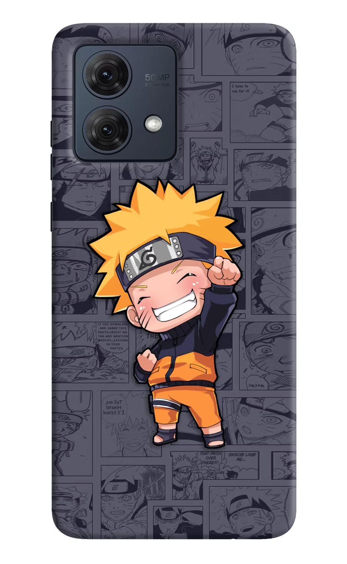 Chota Naruto Moto G84 5G Hard Case Back Cover by Casekaro